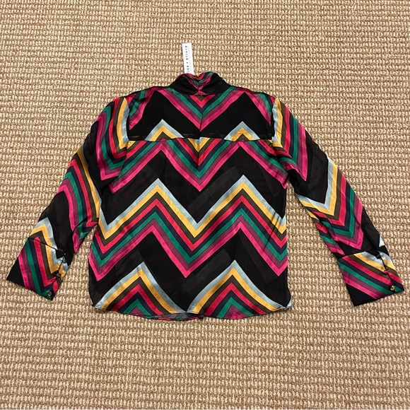Alice + Olivia Multi Chevron Matching Two Piece Set 4/Small NWT - Picture 5 of 15
